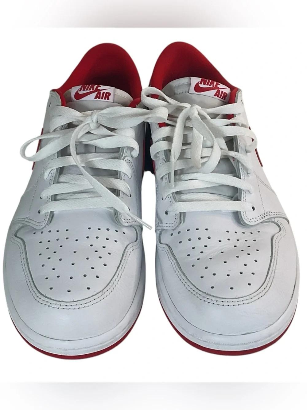 Nike Air Jordan 1 Retro Low OG 2023 White University Red CZ0790-161 Men’s 11.5